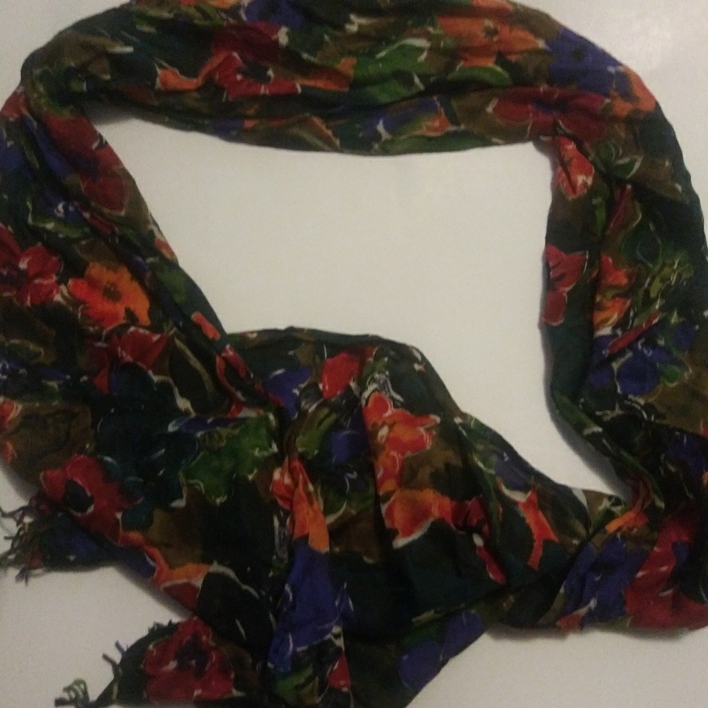 Multi colored scarf